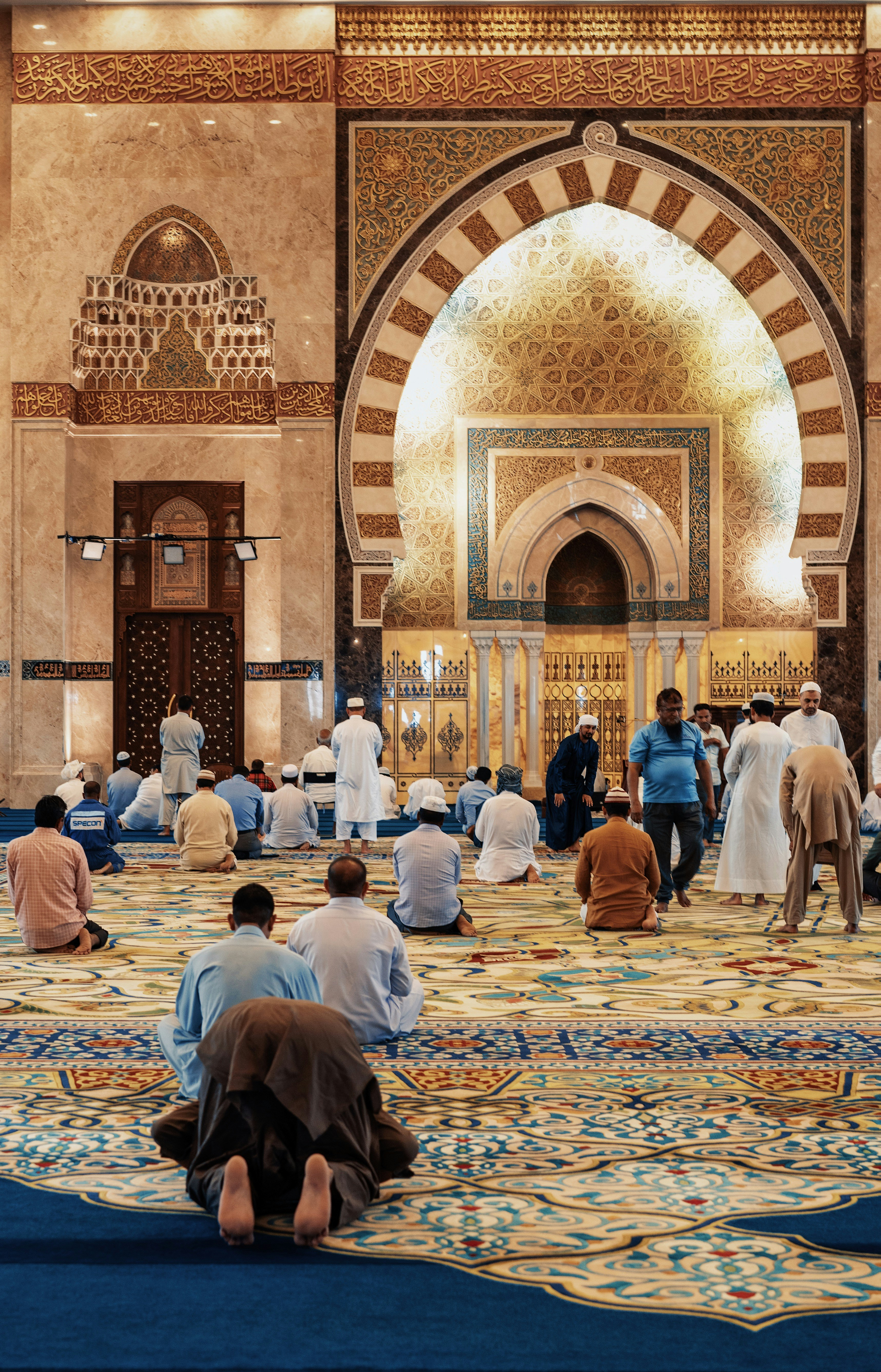 Gemeinschaftsgebet in der Moschee